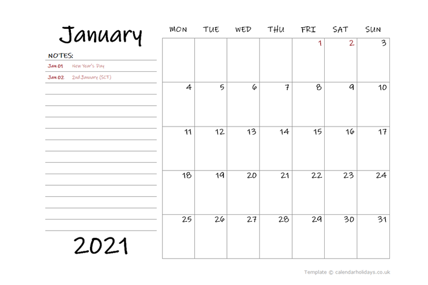 2021 Monthly Template CalendarHolidays co uk 2021 Monthly Template CalendarHolidays co uk