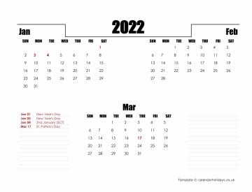 Quarterly Printable Planner