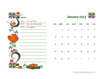 Monthly Kid Kindergartewn Calendar
