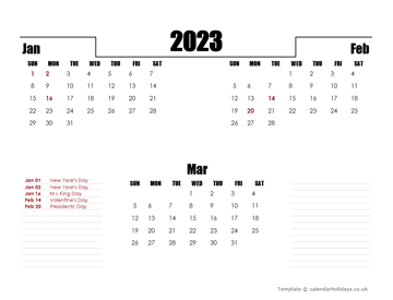 Quarterly Printable Planner